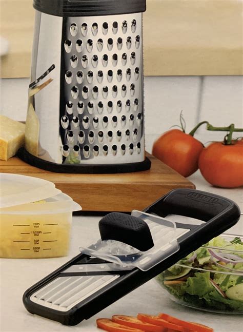 sabatier stainless steel box grater & mandoline slicer set|Sabatier Box Grater and Mandolin (Stainless Steel) .